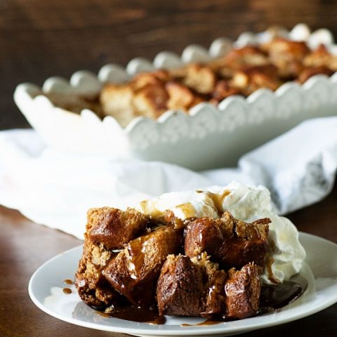 Monkey Bread Bread Pudding