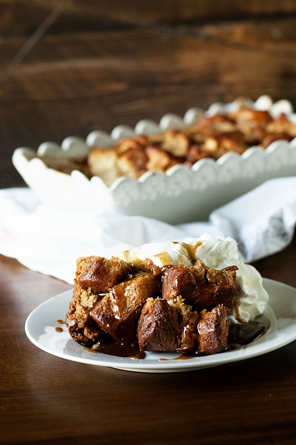 Monkey Bread Bread Pudding