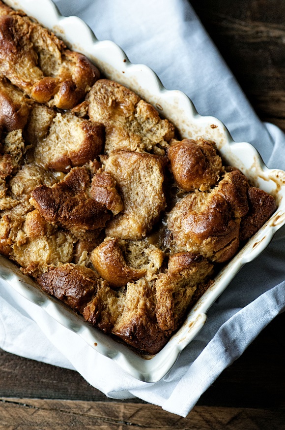 Monkey Bread Bread Pudding