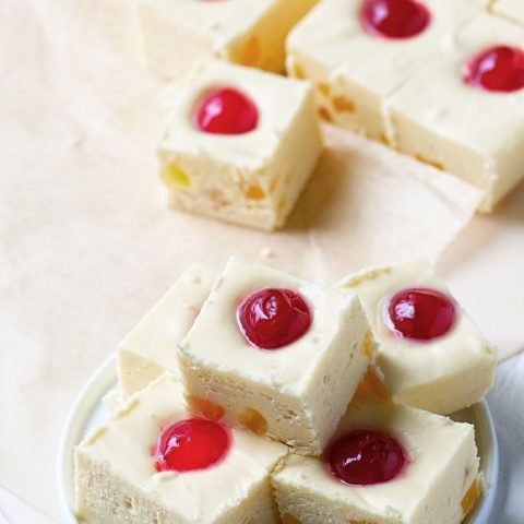 Pineapple Upside Down Cake Fudge