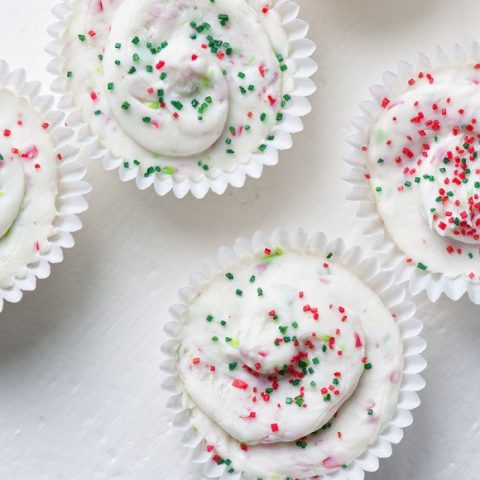 Sugar Cookie Dough Truffle Cups