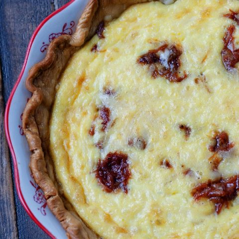 BBQ Pulled Pork Quiche