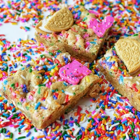 Kitchen Sink Circus Animal Oreo Blondies