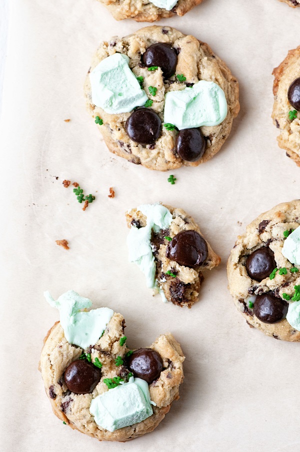 Shamrock Mint Cookies