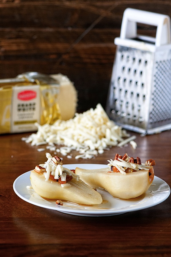 Wine Poached Pears with Darigold Sharp Cheddar 05