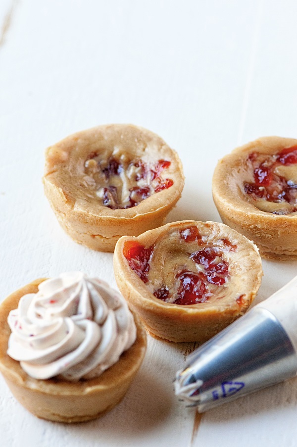 Peanut Butter and Jelly Cheesecake Bites 02