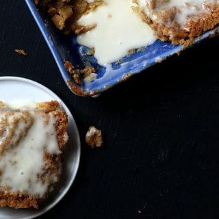 Iced Oatmeal Cookie Apple Cobbler 