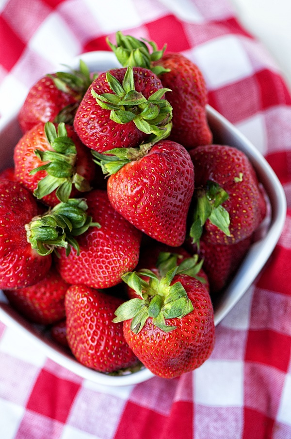 Basket of strawberries