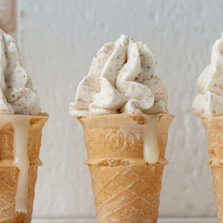 Key Lime Pie Mini Cones