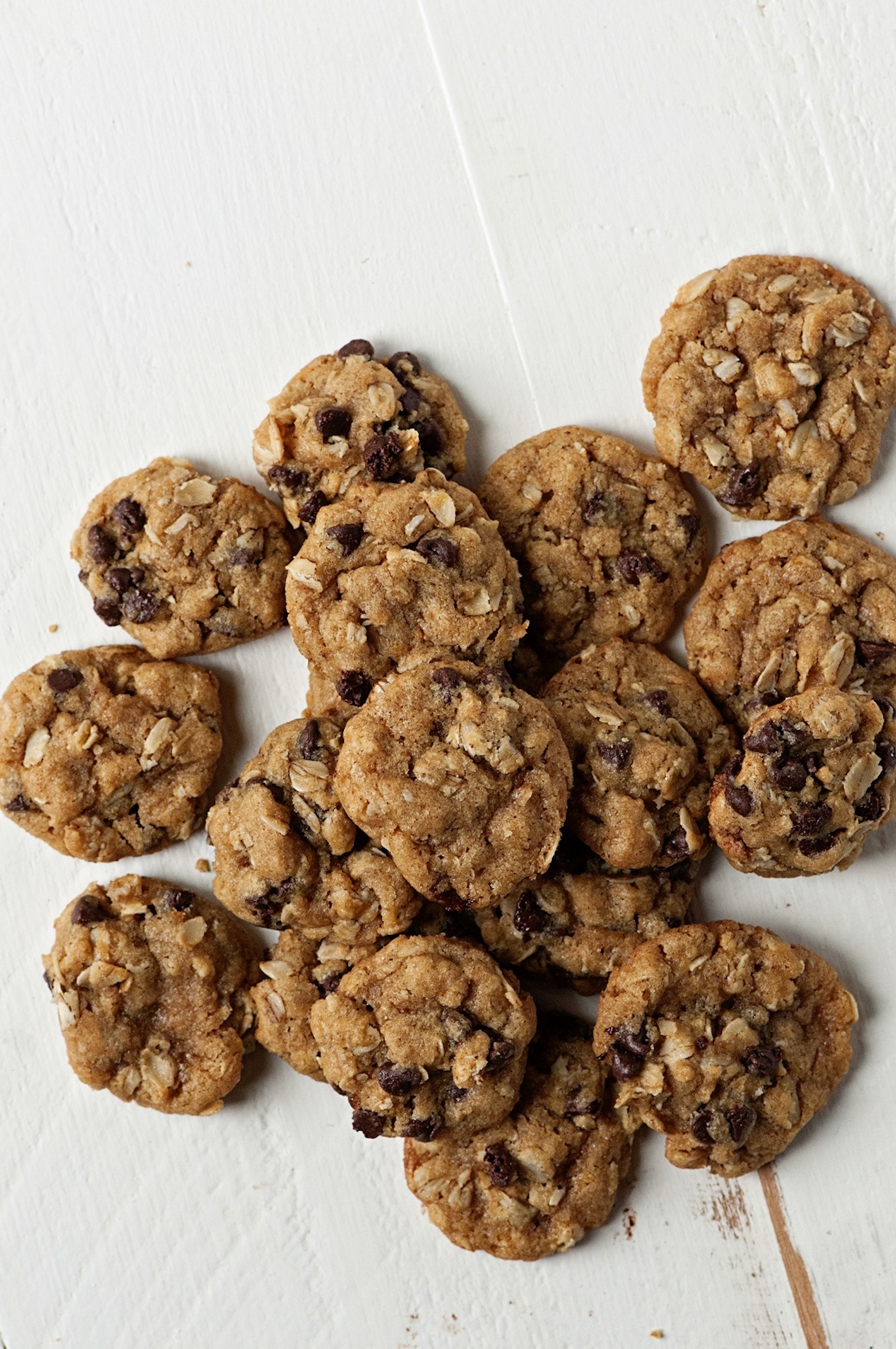 Small Batch Mini Oatmeal Chocolate Chip Cookies