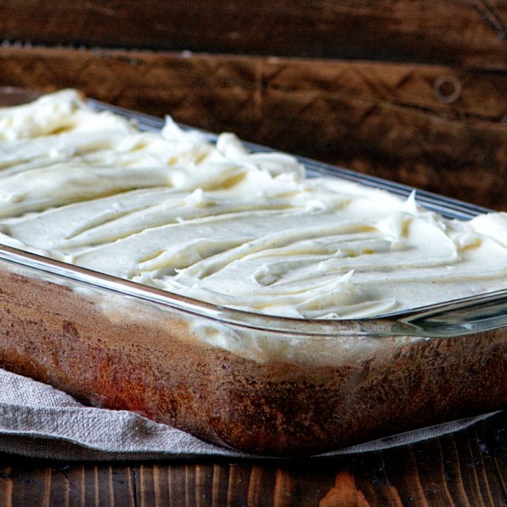 Snickerdoodle Oatmeal Butterscotch Cake