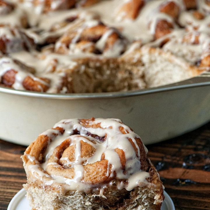 Banana Bread Maple Cinnamon Rolls