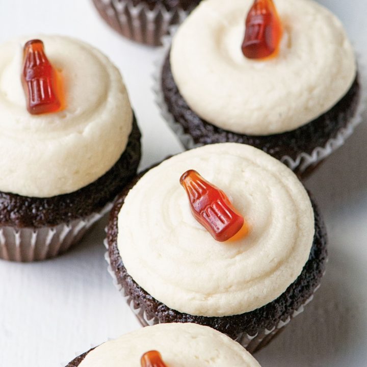 Jack and Coke Chocolate Cupcakes