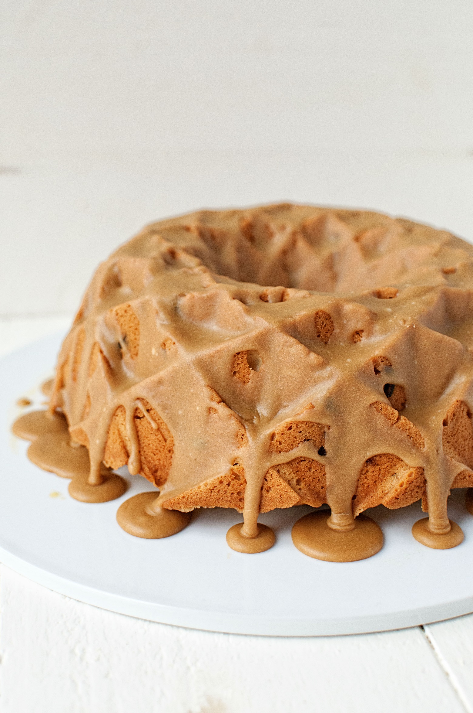 Caramel Cranberry Pound Cake