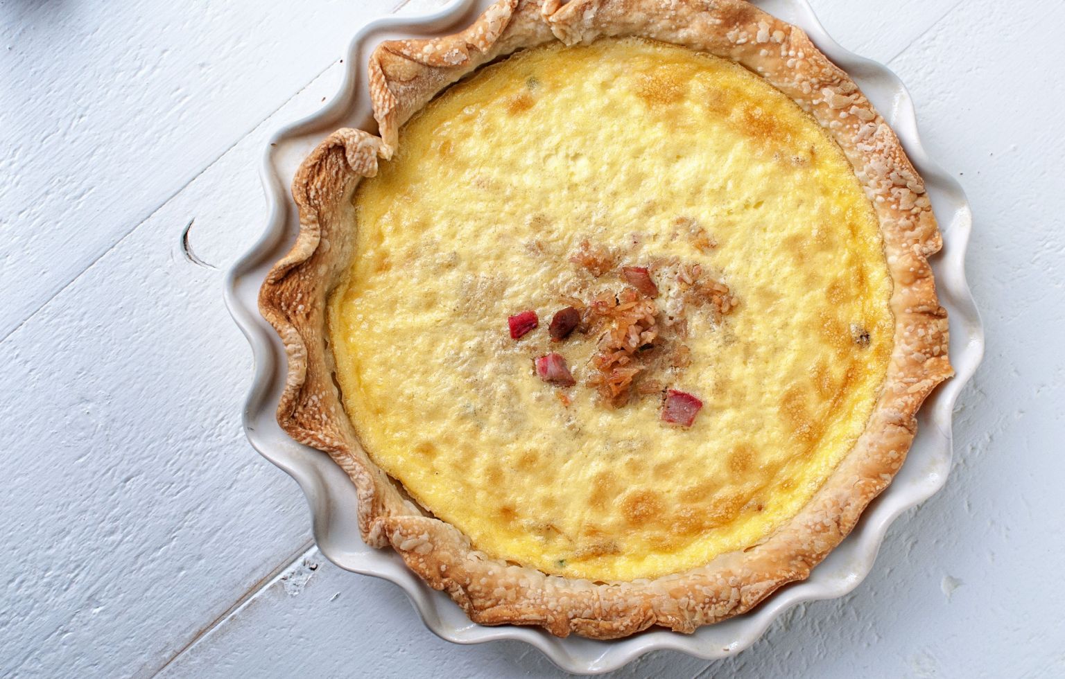 Fried Rice Quiche with Sweet and Sour Sauce Sweet ReciPEAs