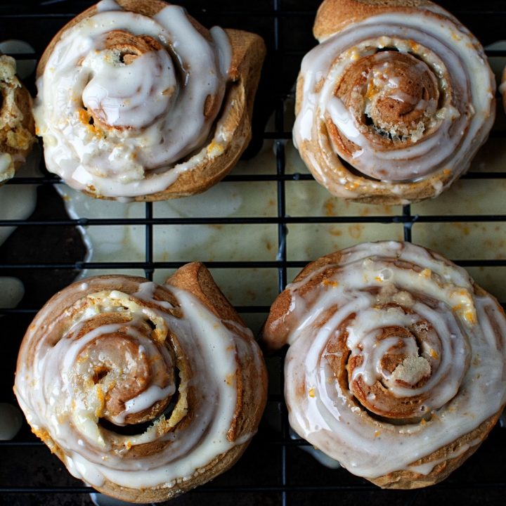 Gingerbread Orange Brioche Buns