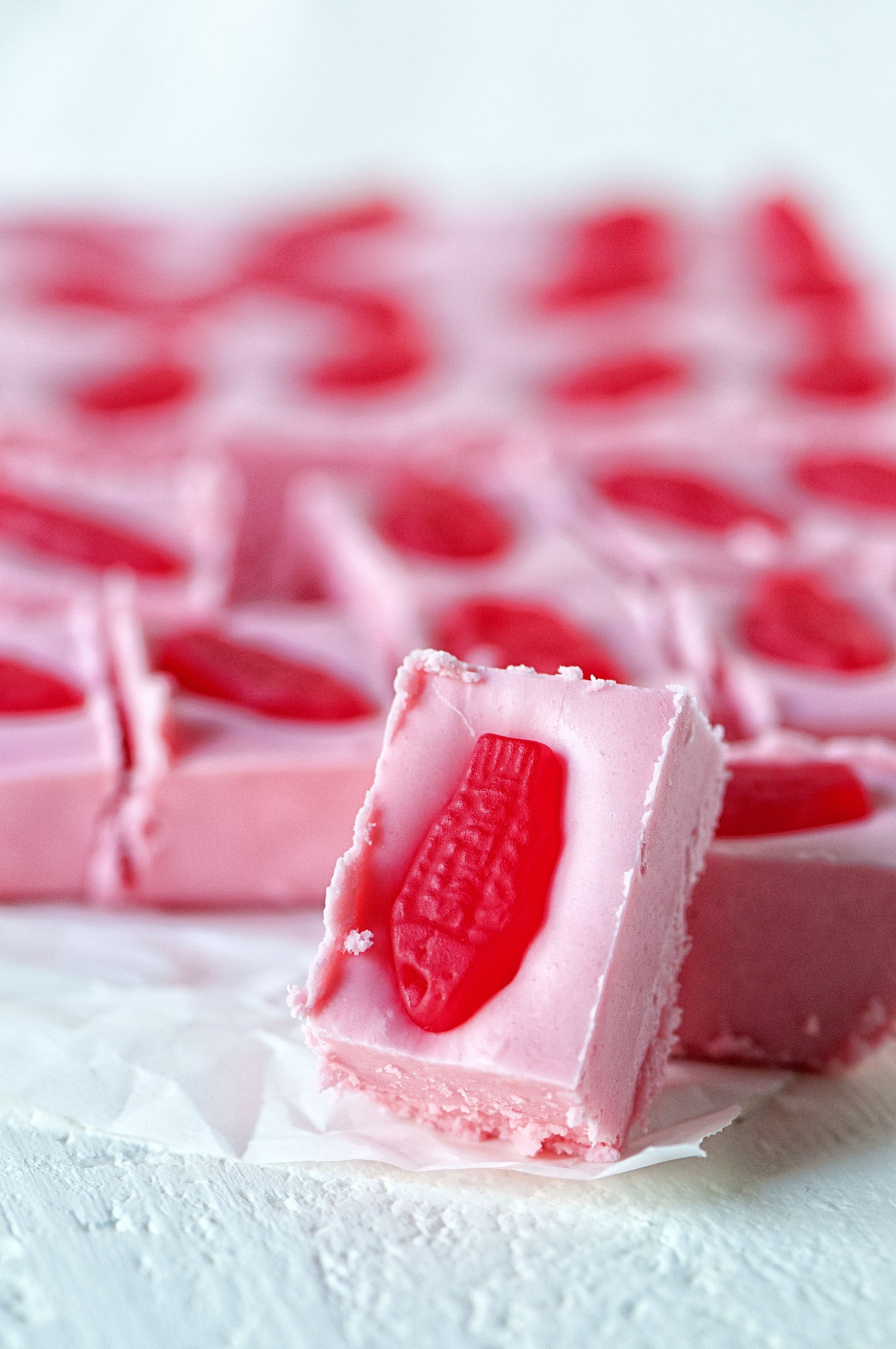 Swedish Fish Fudge