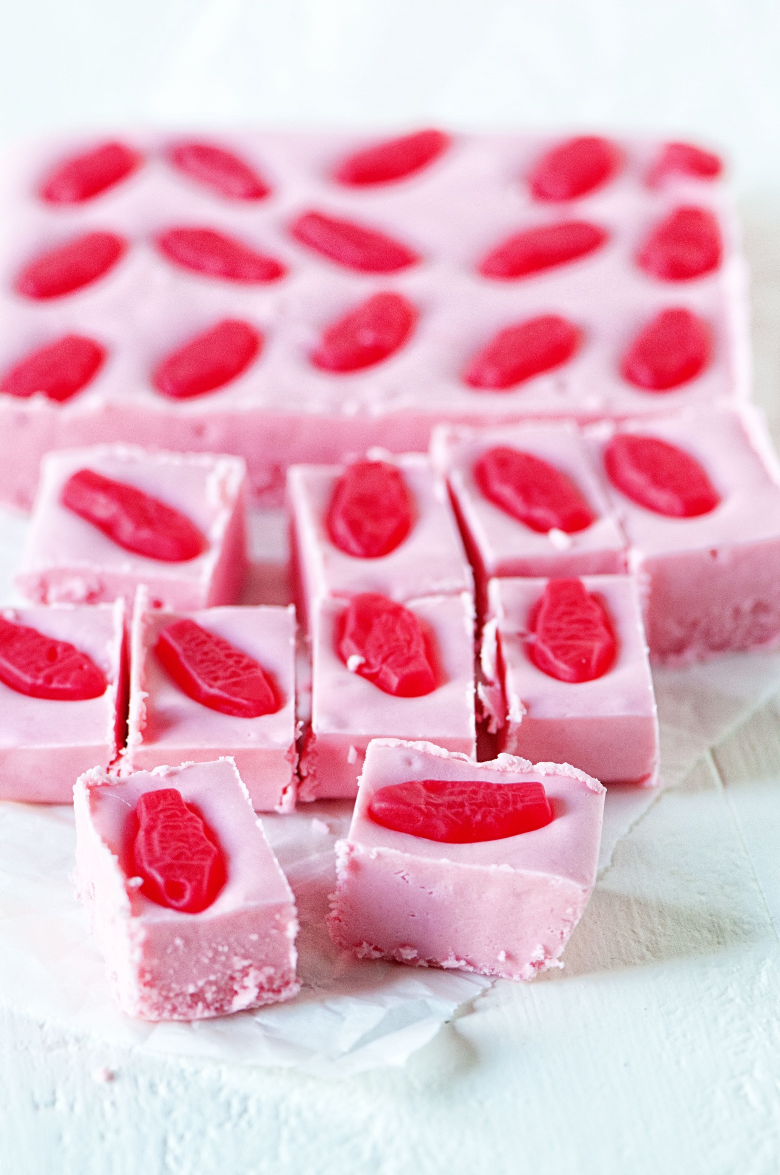 Swedish Fish Fudge