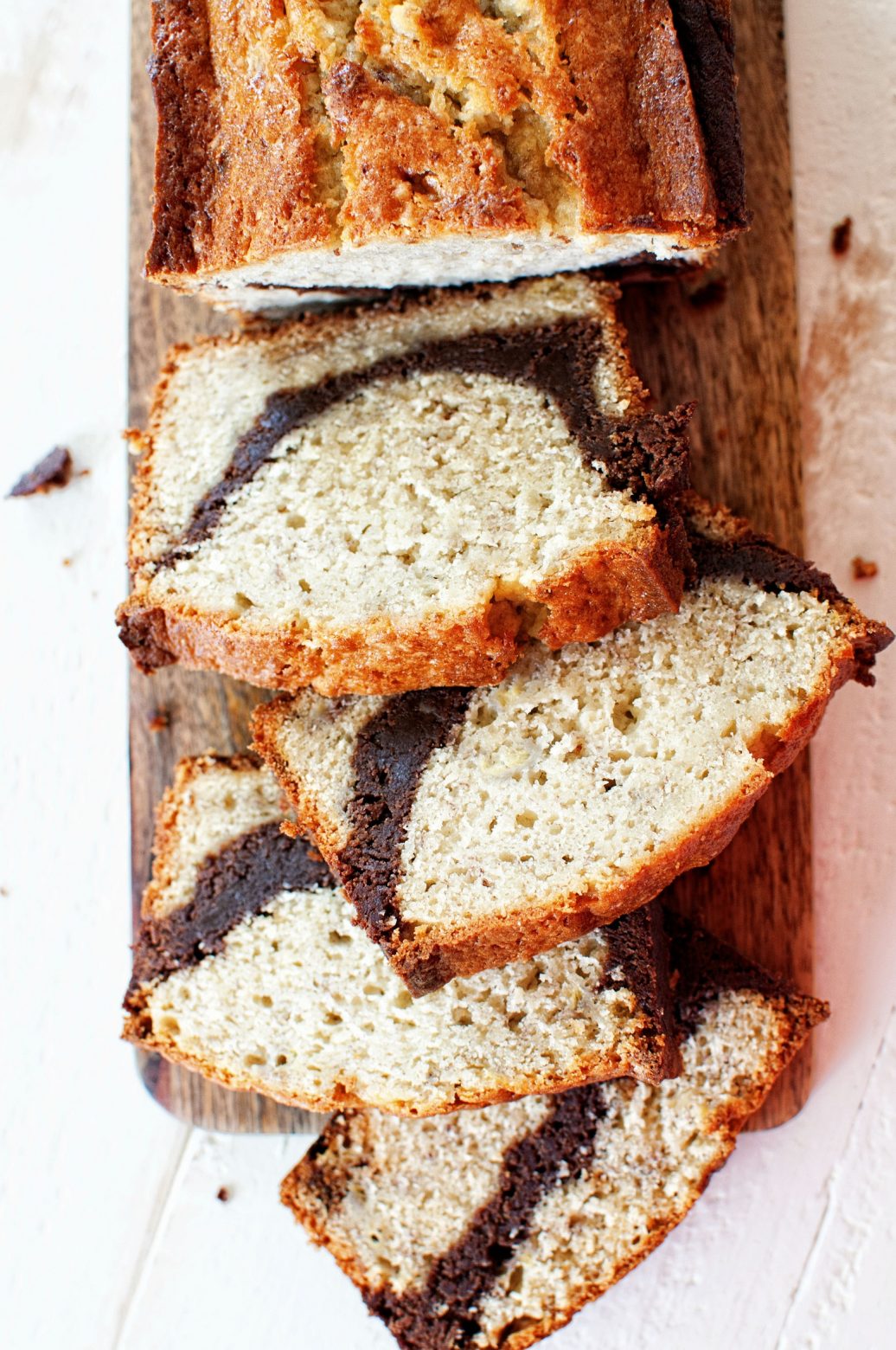 Banana Brownie Loaf Cake