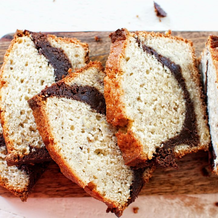 Banana Brownie Loaf Cake