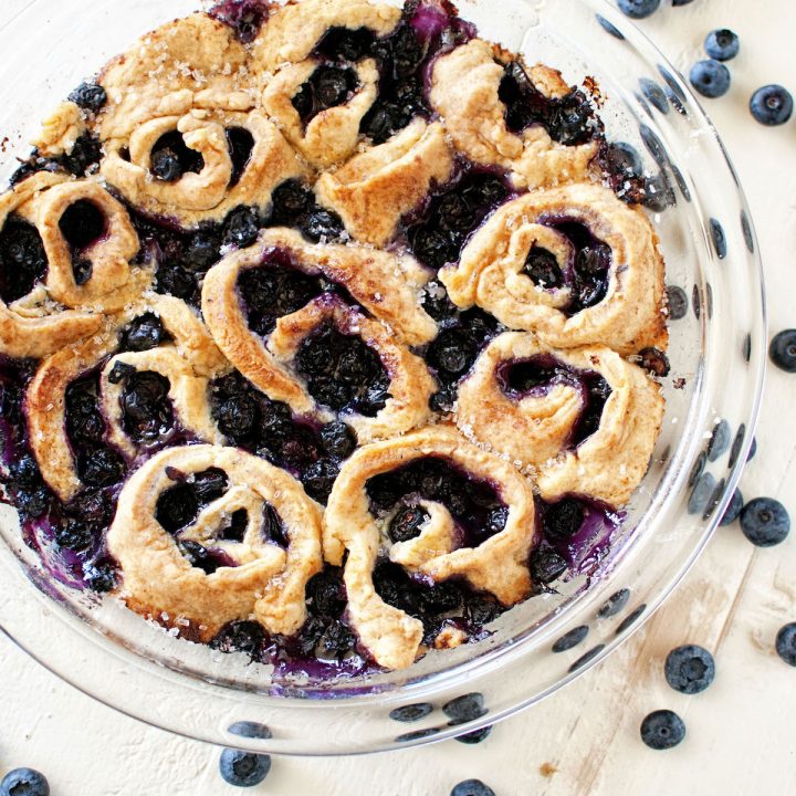 Blueberry Limoncello Cobbler