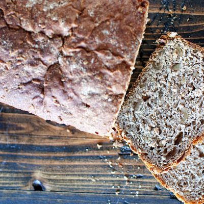 Bulgar Wheat Apple Cider Walnut Bread