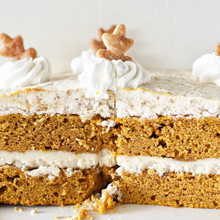 Brown Butter Pumpkin Pie Layer Cake