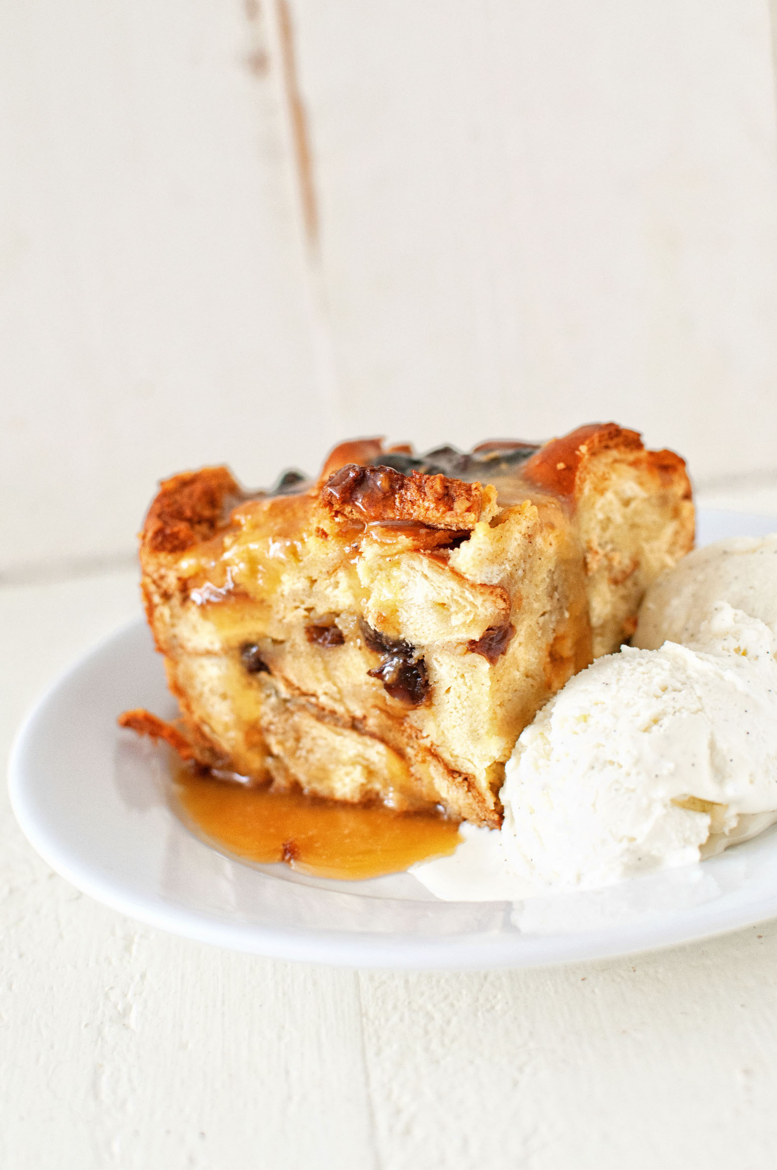 Oatmeal Raisin Cookie Bread Pudding