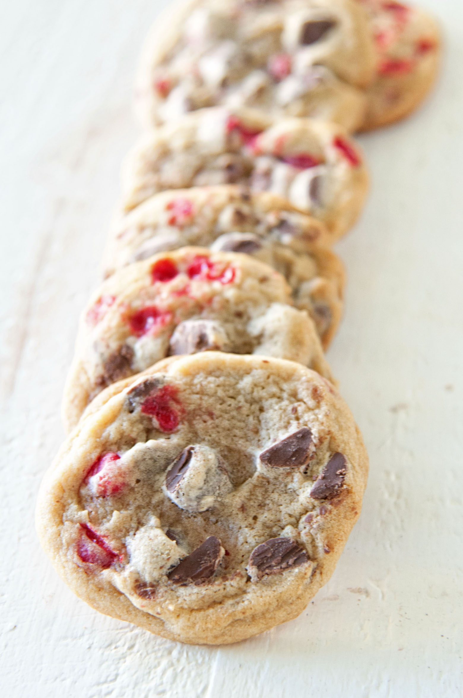 Cinnamon Red Hots Chocolate Chip Cookies