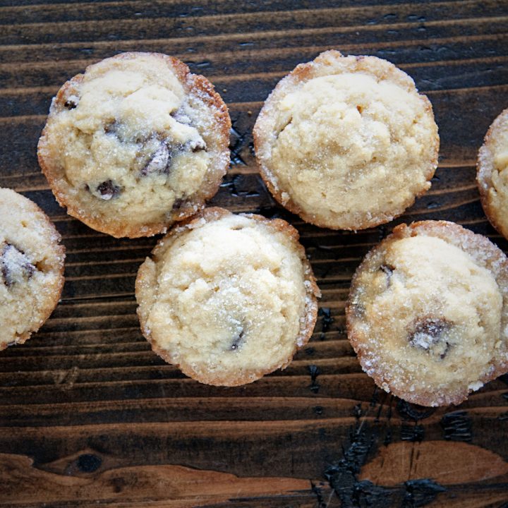 Whiskey Glazed Chocolate Chip Muffins