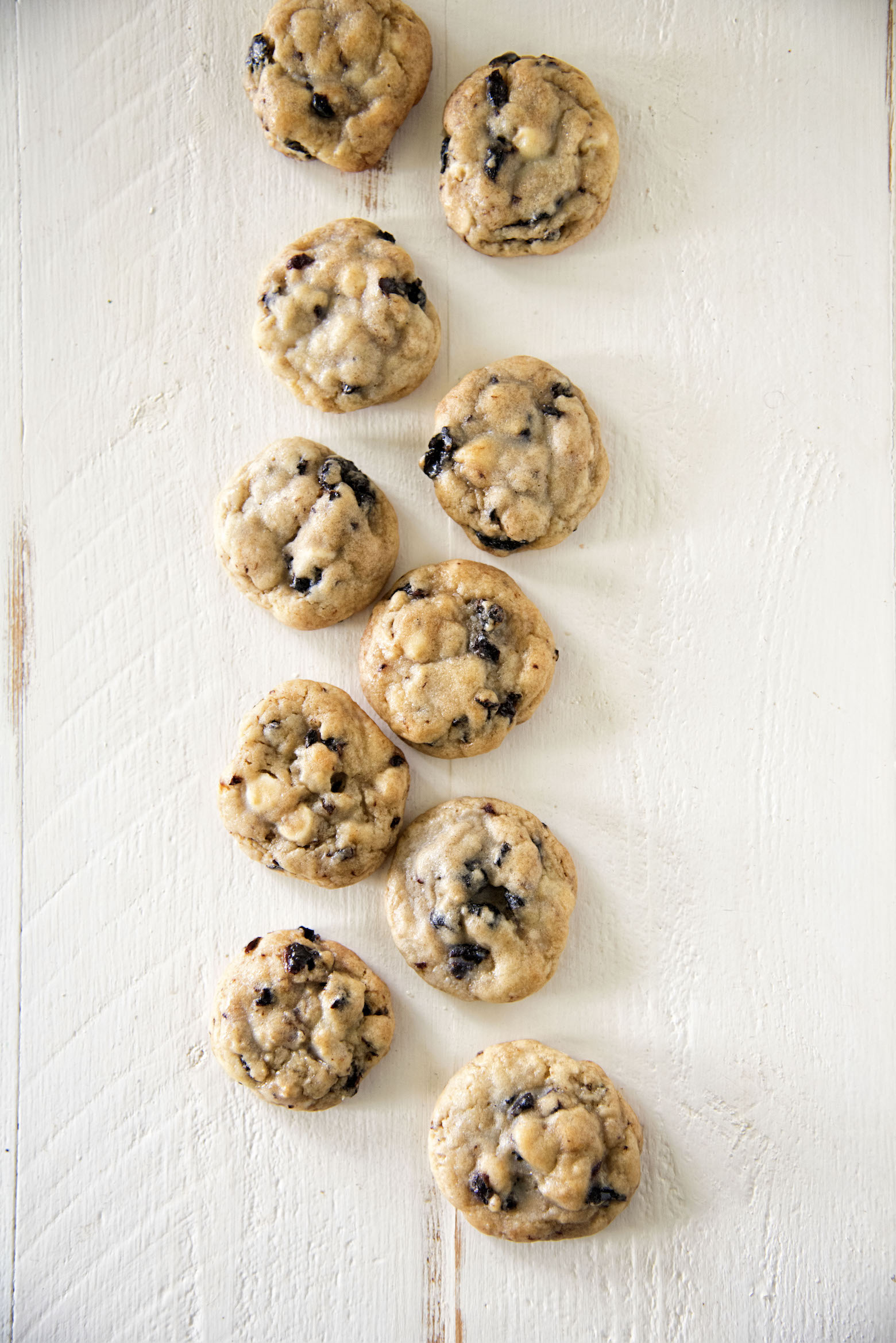 Cherry Limeade White Chocolate Chip Cookies