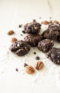 German Chocolate Fudge Cookies