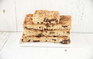 Chocolate Chunk Churro Cookie Bar