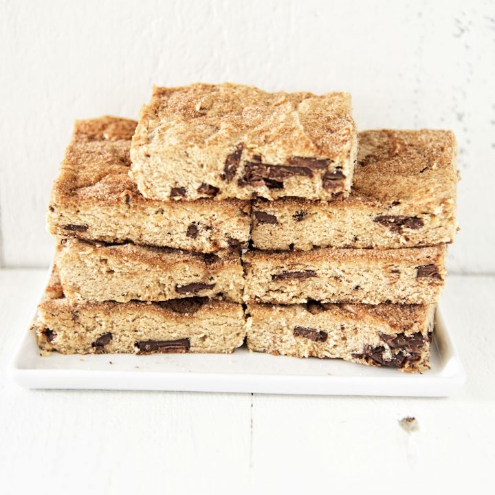 Chocolate Chunk Churro Cookie Bar