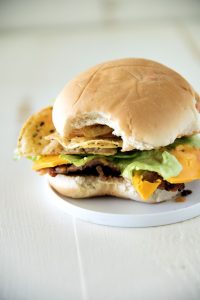 Tortilla Chip Taco Salad Veggie Burger