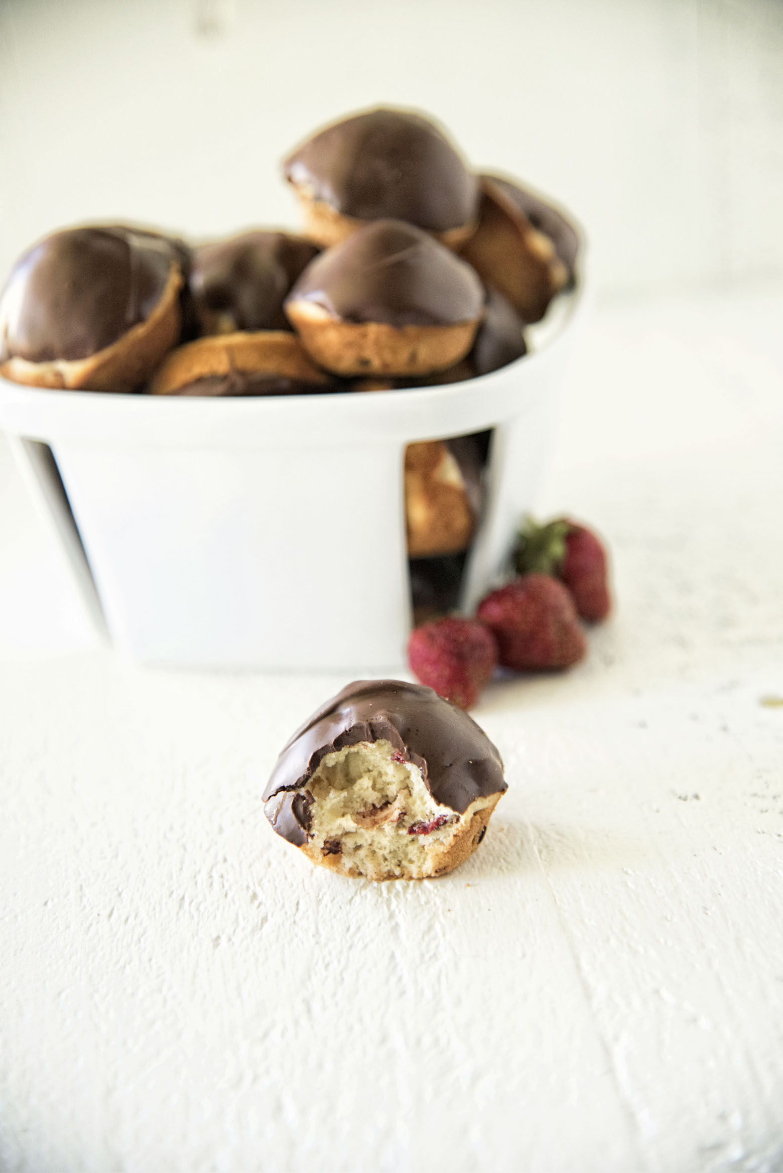 Chocolate Covered Strawberry Muffin