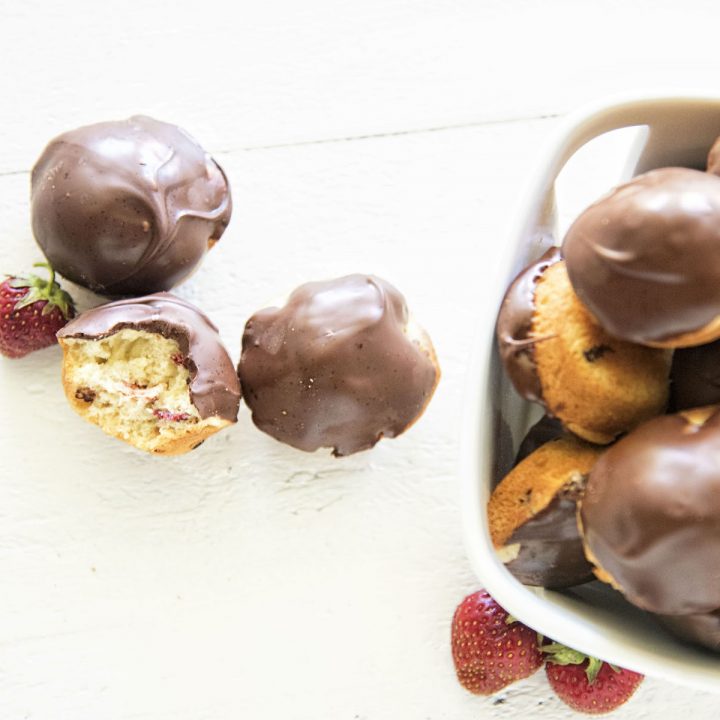 Chocolate Covered Strawberry Muffin