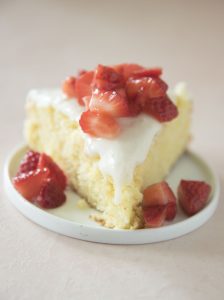 Key Lime Cornmeal Cake