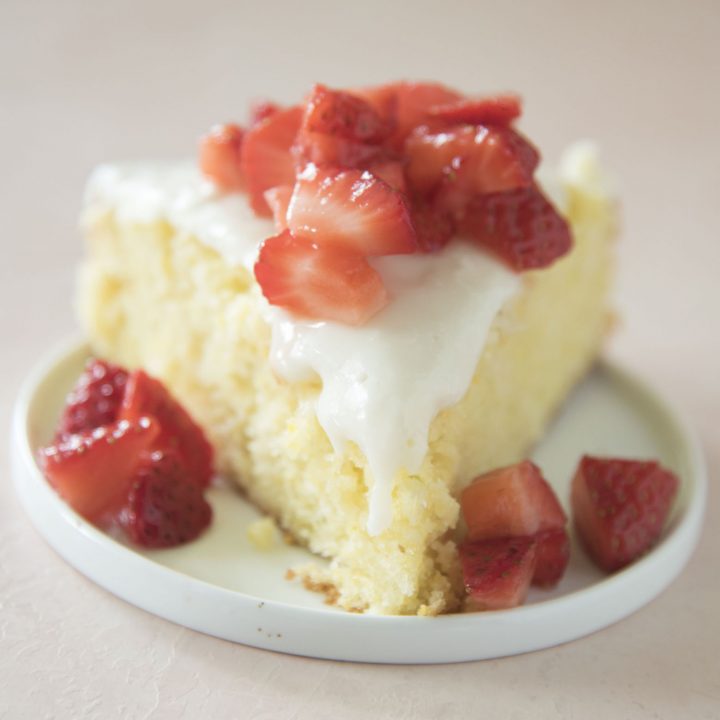 Key Lime Cornmeal Cake