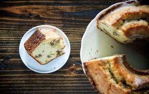 Maple Whiskey Pecan Pound Cake