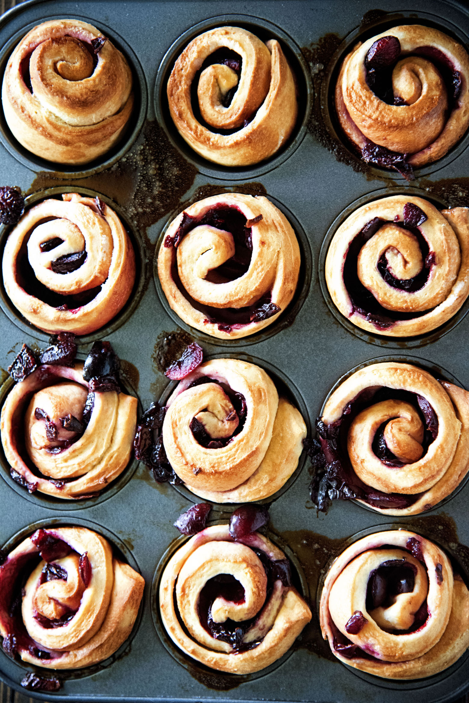 Cherry Limeade Breakfast Buns