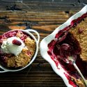 Mixed Berry Oatmeal Cookie Cobbler