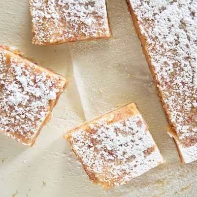 Strawberry Lemonade Lemon Bars #SummerDessertWeek