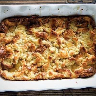 Sweet Tea Bread Pudding for #SummerDessertWeek
