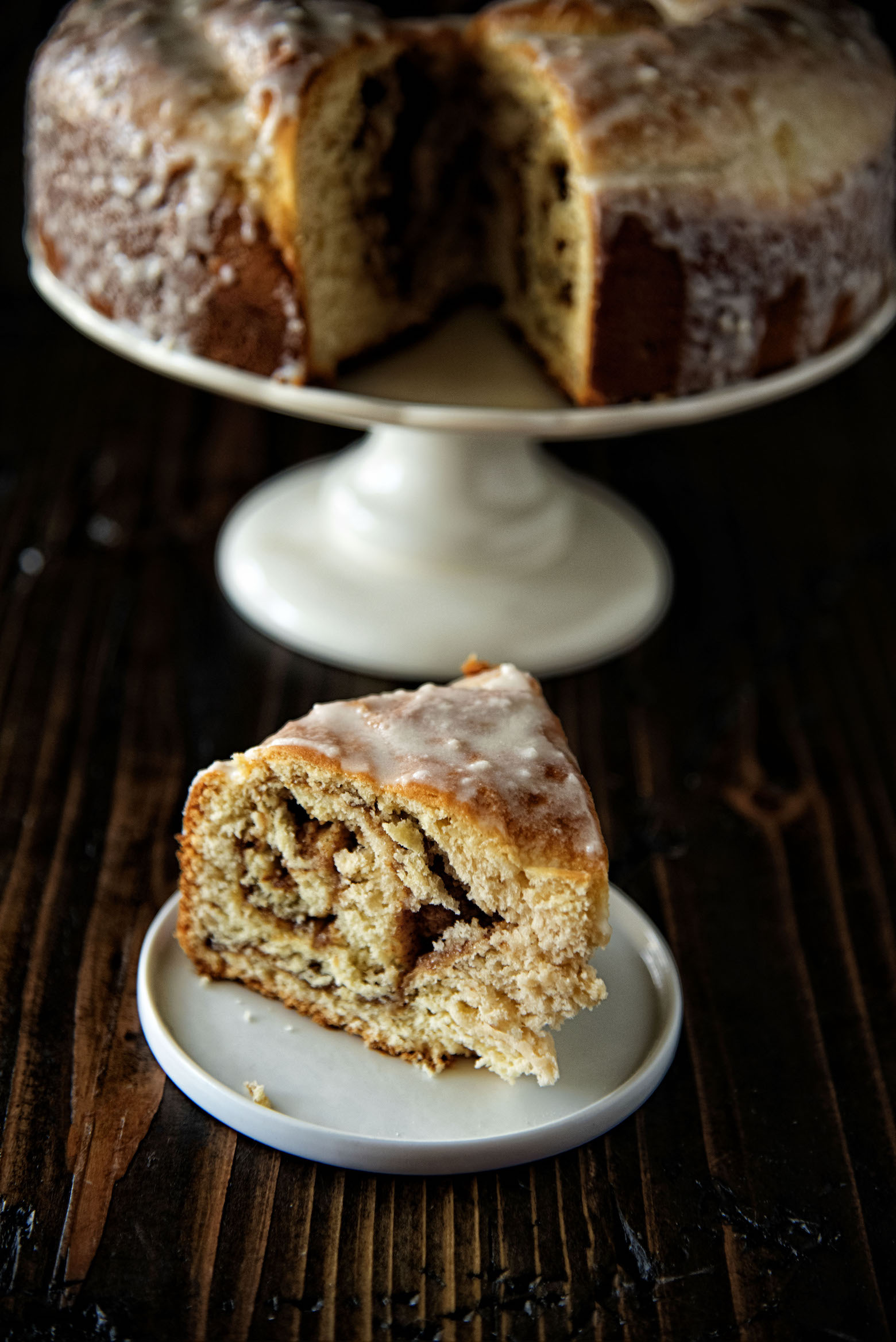 Apple Cider Cinnamon Roll Loaf