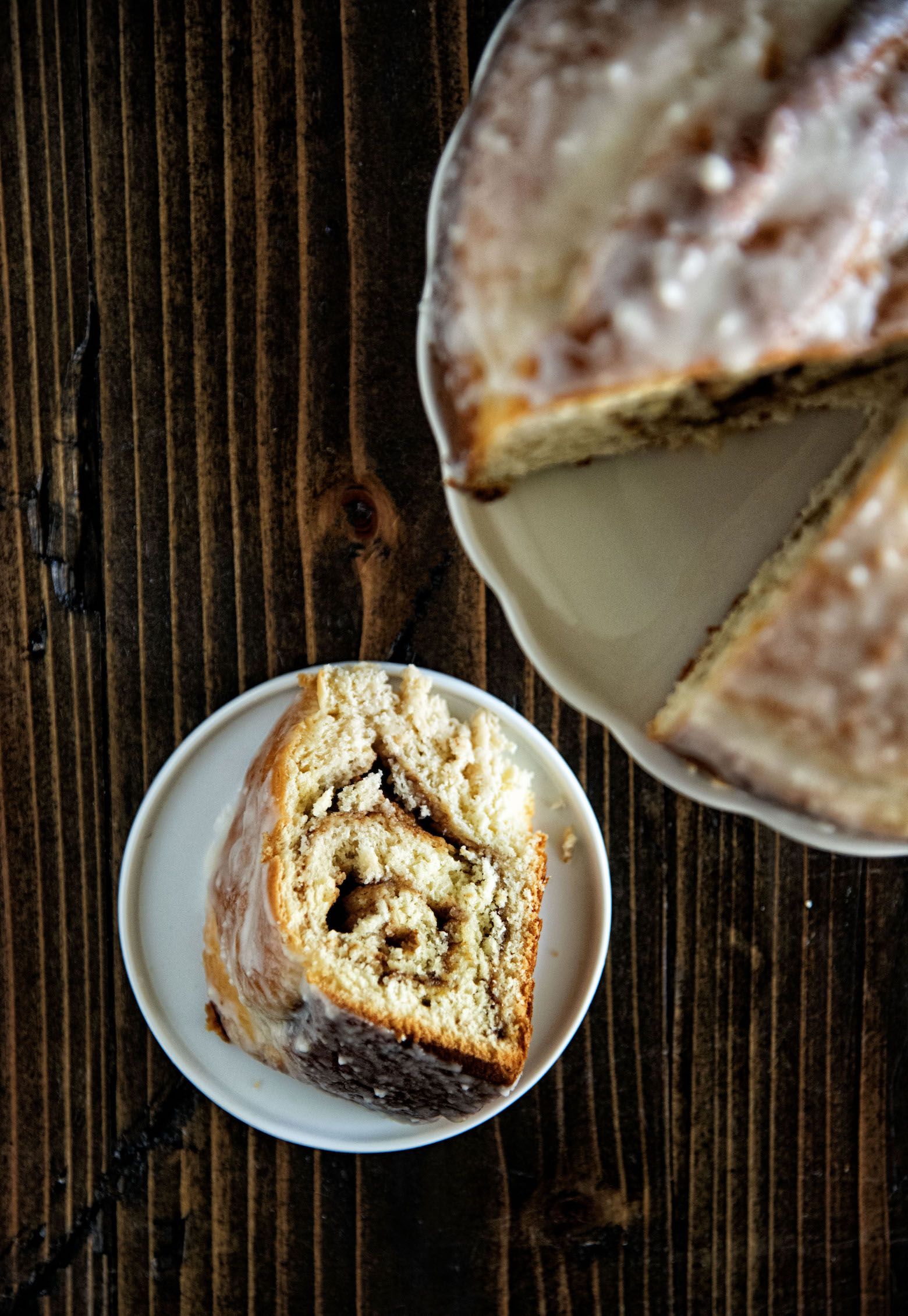 Apple Cider Cinnamon Roll Loaf