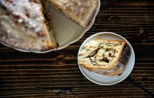 Apple Cider Cinnamon Roll Loaf