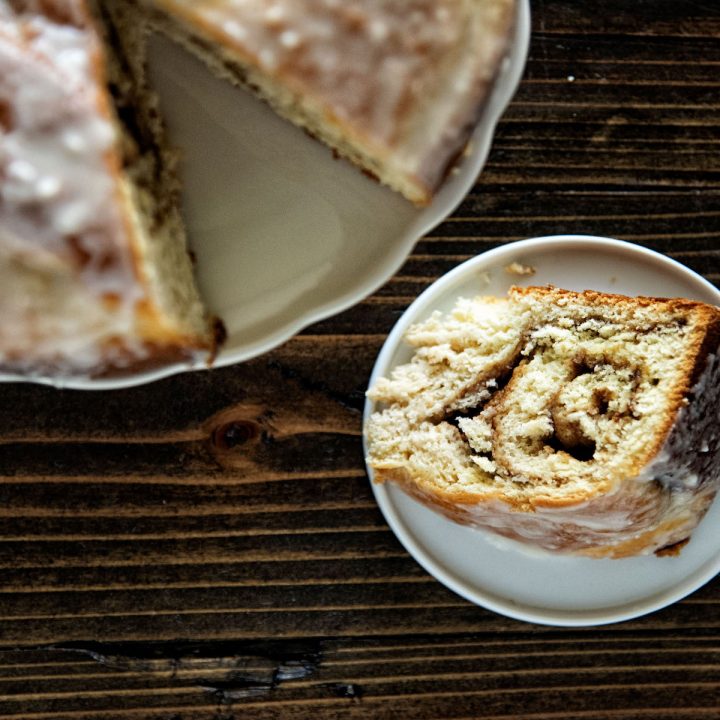 Apple Cider Cinnamon Roll Loaf