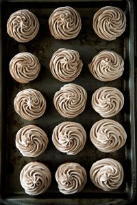 Chocolate Cinnamon Frosted Pumpkin Cupcakes