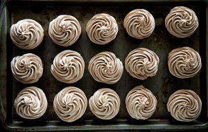 Chocolate Cinnamon Frosted Pumpkin Cupcakes